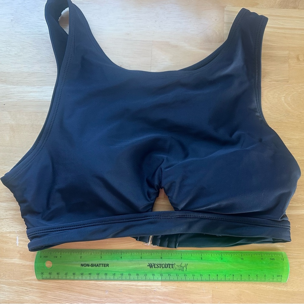 Black Women's Swim Top Never Worn